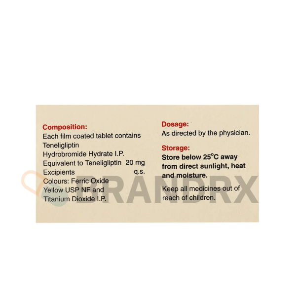 Ziten 20 mg Glenmark Pharmaceuticals Ltd. - Image 2
