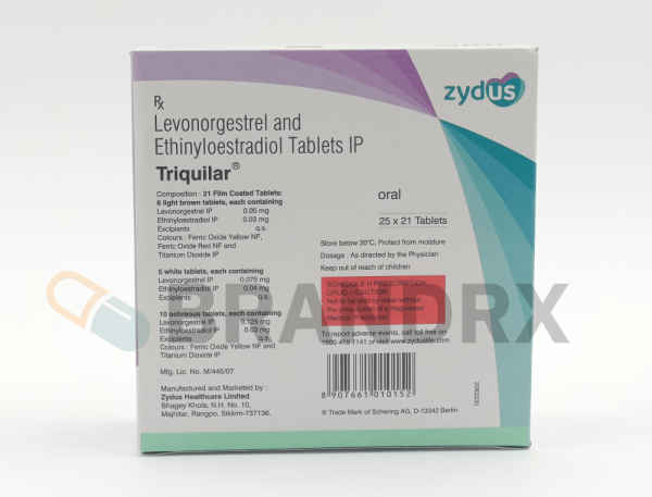 Triquilar 0.05/0.03 mg Schering