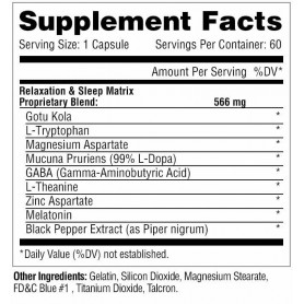 Metabolic Nutrition - Relaxitrol 60 caps Metabolic Nutrition