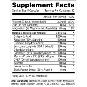 METABOLIC NUTRITION - METATEST 240 caps Metabolic Nutrition