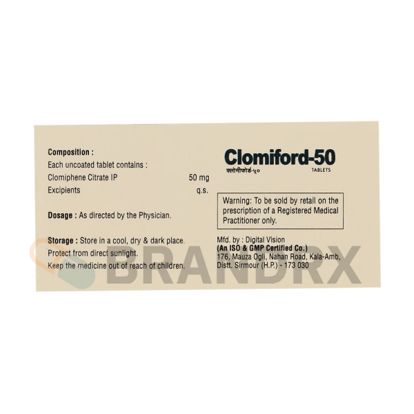 Clomiford 50 mg Johnlee Pharmaceuticals - Image 4